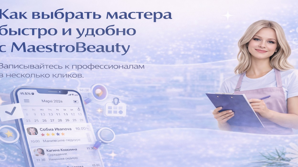 Как выбрать мастера быстро и удобно с MaestroBeauty